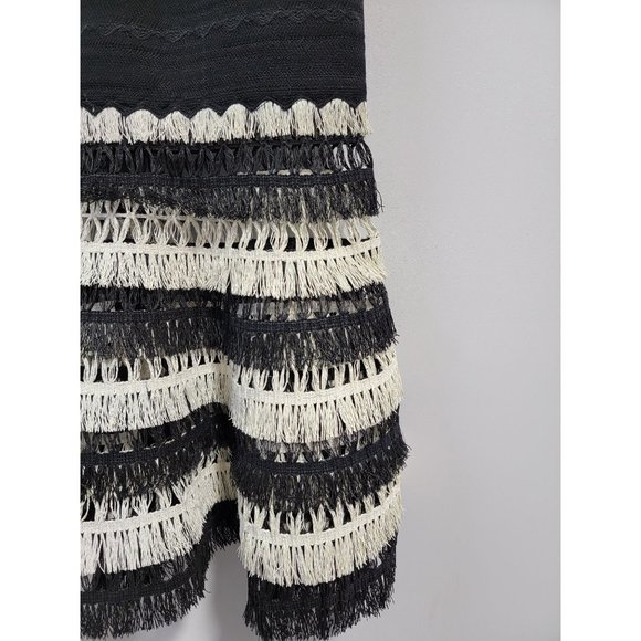 Jonathan Simkhai Fringed Macramé Skirt - Picture 4 of 5